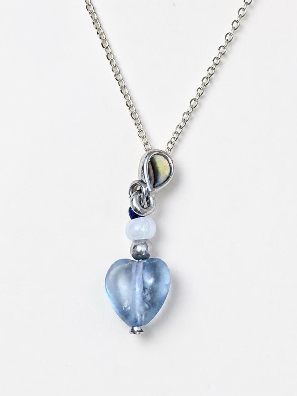 Blue Heart Charm